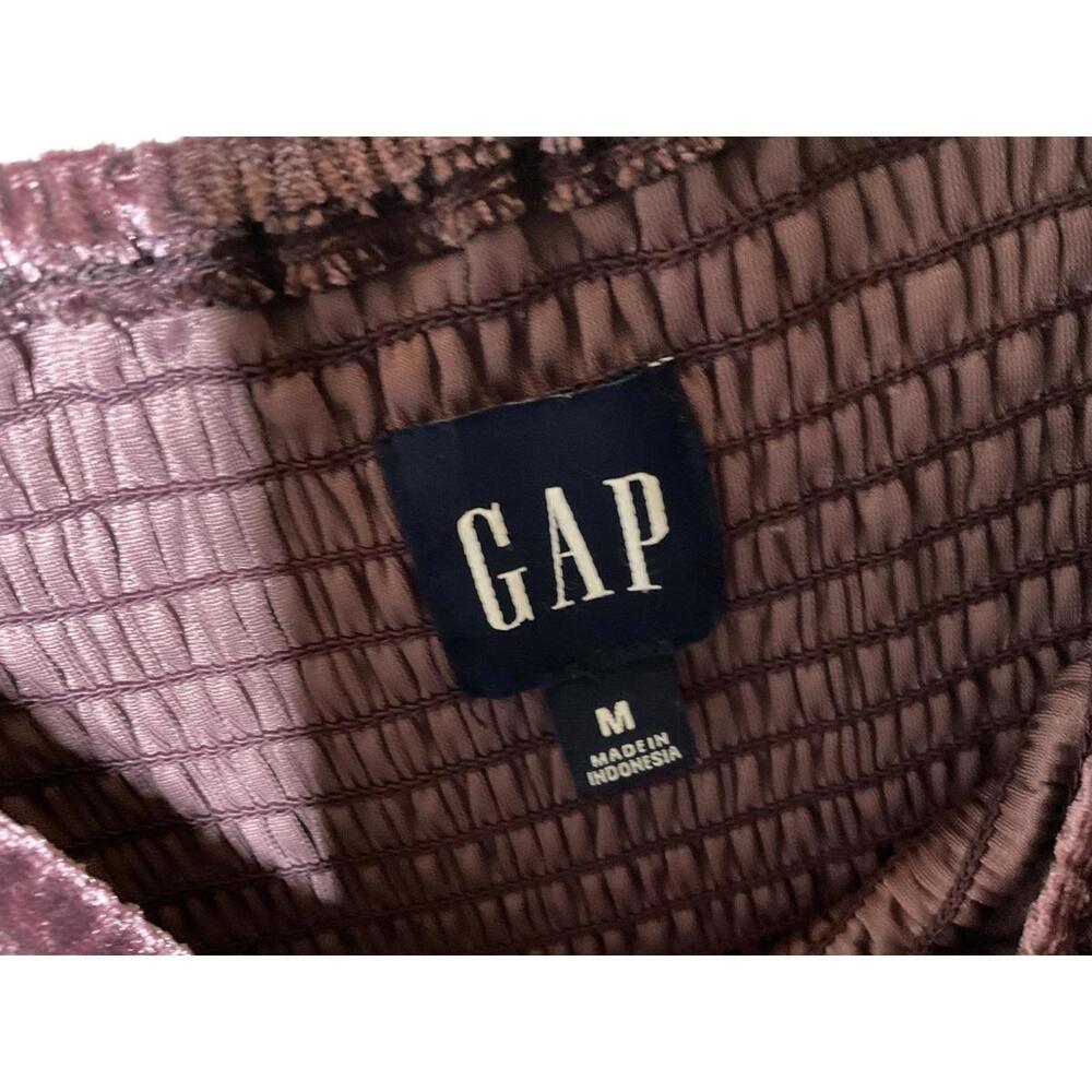 < GAP Velvet Square Neck Mini Dress Size Medium > - Picture 3 of 6